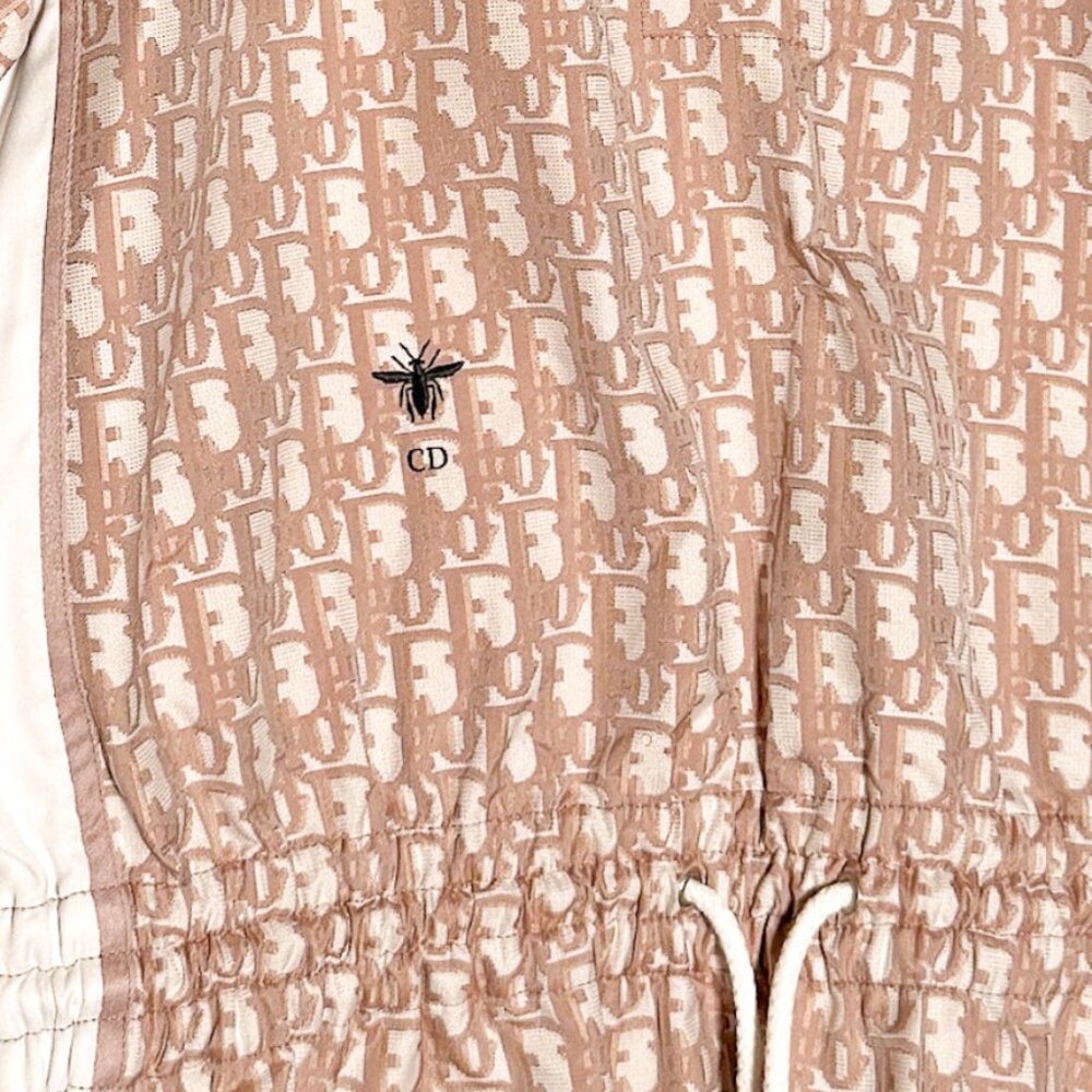 Dior Pink Oblique Technical Taffeta Hooded Dress Mini Dress - Picture 3 of 13